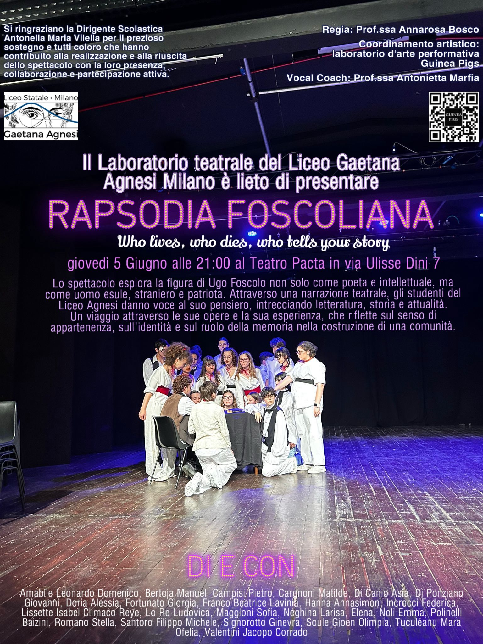 Locandina per spettacolo teatrale